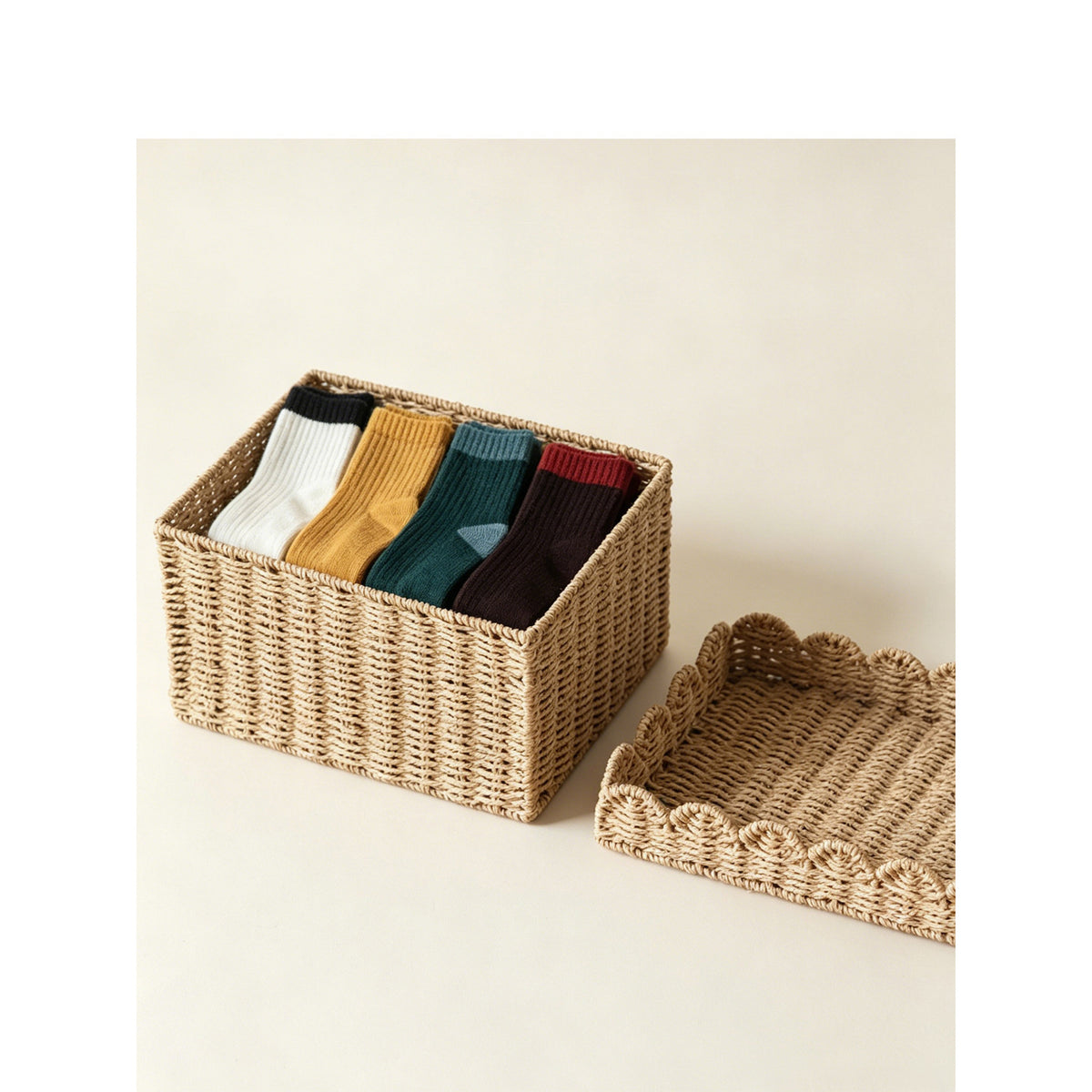 Basket with lid Acalora