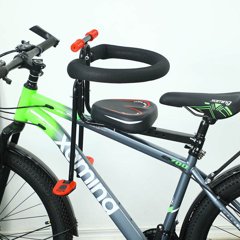 adjustable padded child bicycle passenger seat with safety armrest Bowlift