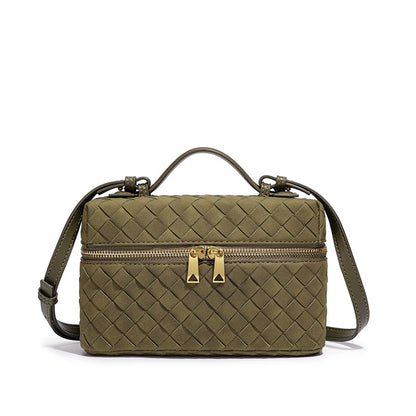 Handcrafted Textured Leather Crossbody Bag Acalora