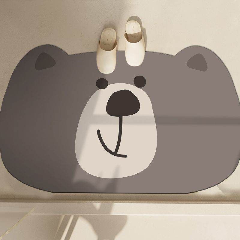 Cute Penguin-Themed Bath Mat