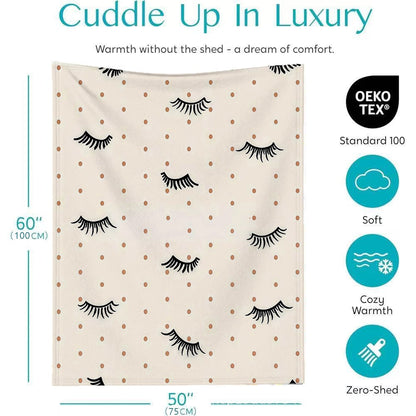 Artistic Patterned Throw Blanket