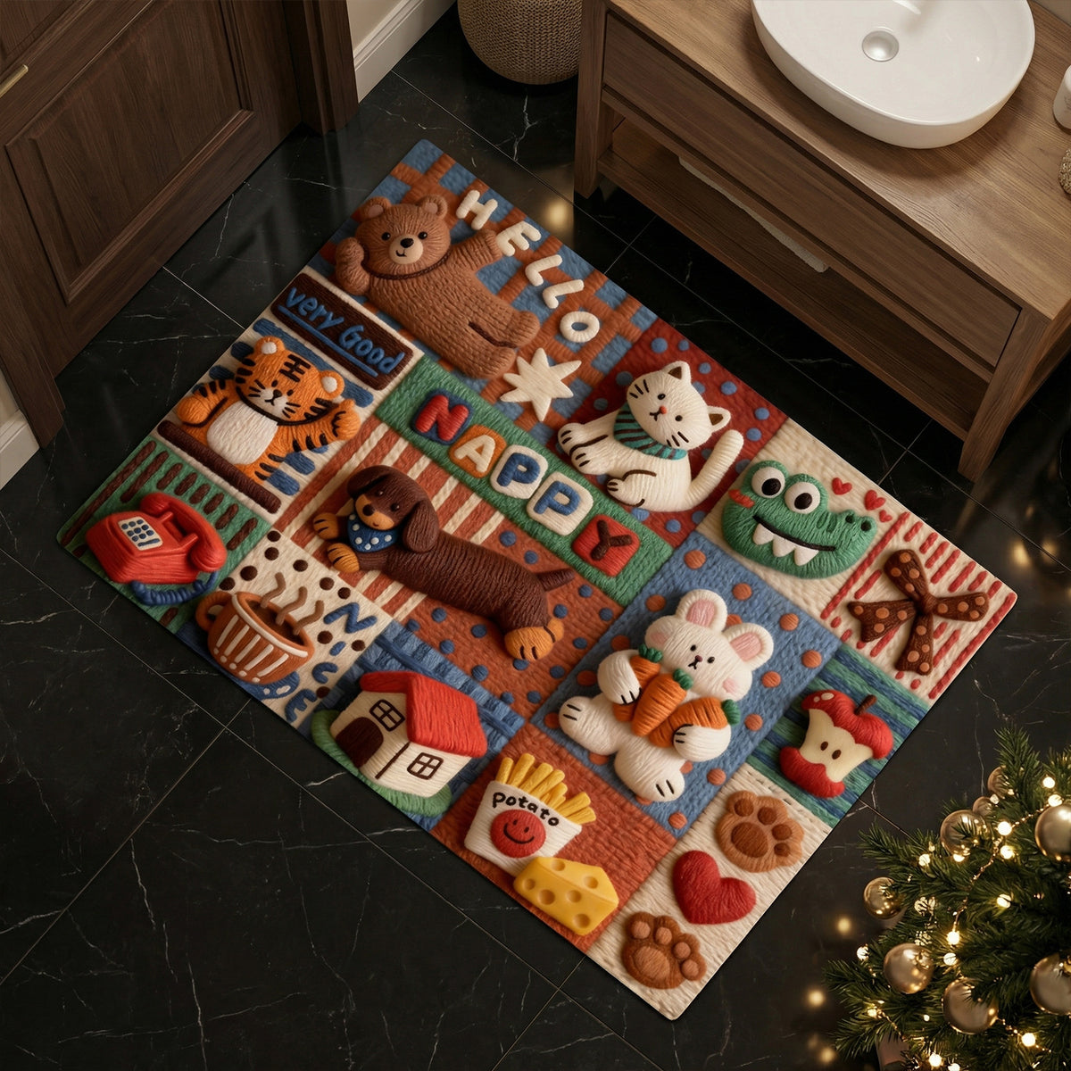 Fun Pet-Themed Doormat Acalora
