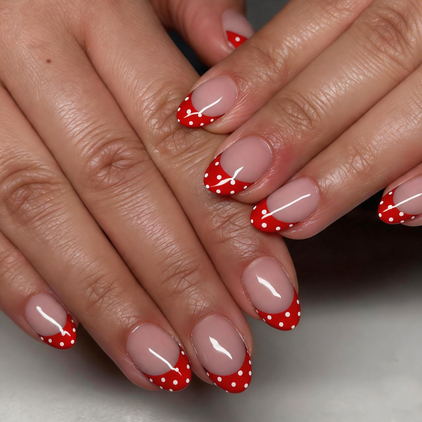 Decorative French Tip Nail Art Set Acalora