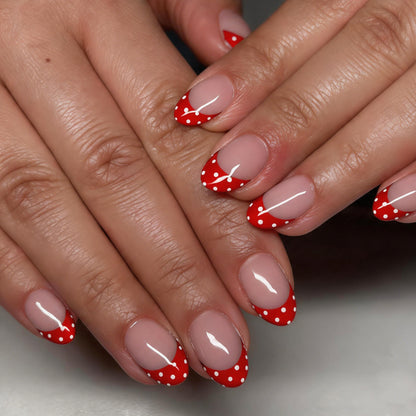 Decorative French Tip Nail Art Set Acalora