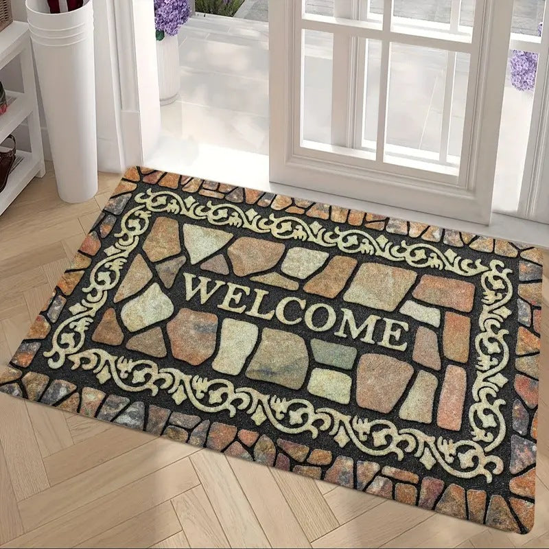 Welcome Warning Doormat