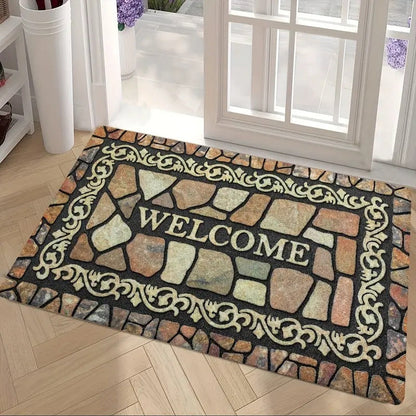 Welcome Warning Doormat