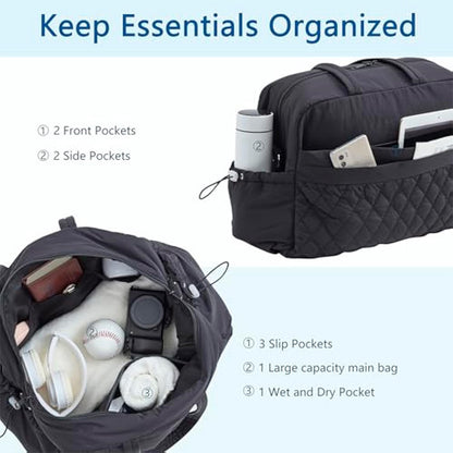 Stylish Multi-Pocket Travel Duffle Bag Acalora