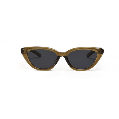 Women Cat-Eye Sunglasses with Transparent Design Bowlift
