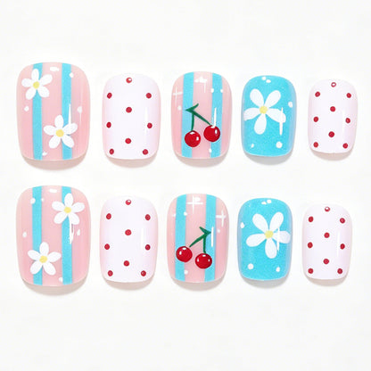Creative Floral Themed Nail Art Set Acalora