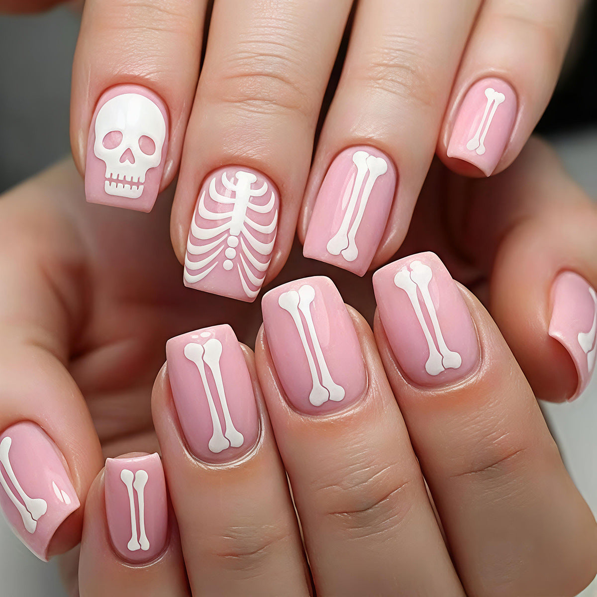 Artistic Halloween-Inspired Nail Art Acalora