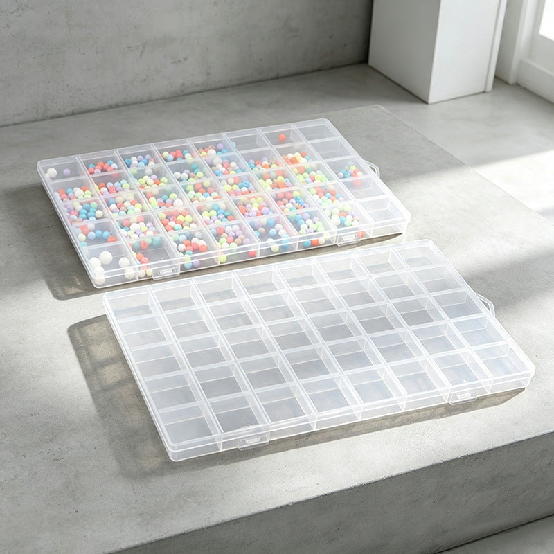 Multi-Compartment Storage Organizer with Secure Latch Acalora