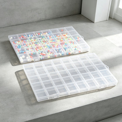 Multi-Compartment Storage Organizer with Secure Latch Acalora
