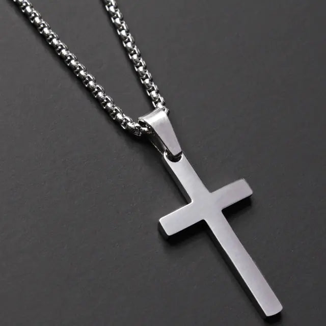 Classic Cross Men's Necklace Bowlift