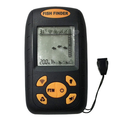 Skanto | Portable Fish Finder, Water Depth and Temperature Fish Finder with LED Sonar Sensor and LCD Display