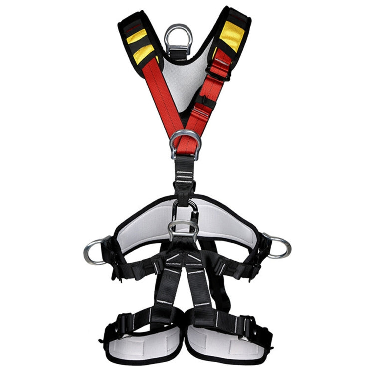 Skanto | XINDA XDA9516 Outdoor Climbing Polyester High-Strength Rope Adjustable Descender Full Body Safety Harness