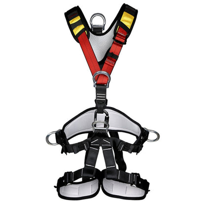 Skanto | XINDA XDA9516 Outdoor Climbing Polyester High-Strength Rope Adjustable Descender Full Body Safety Harness