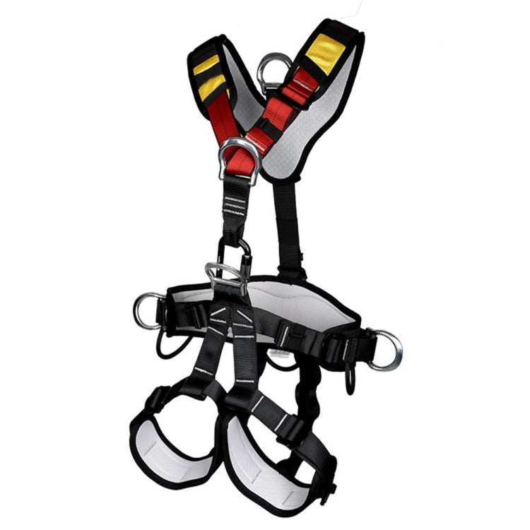 Skanto | XINDA XDA9516 Outdoor Climbing Polyester High-Strength Rope Adjustable Descender Full Body Safety Harness