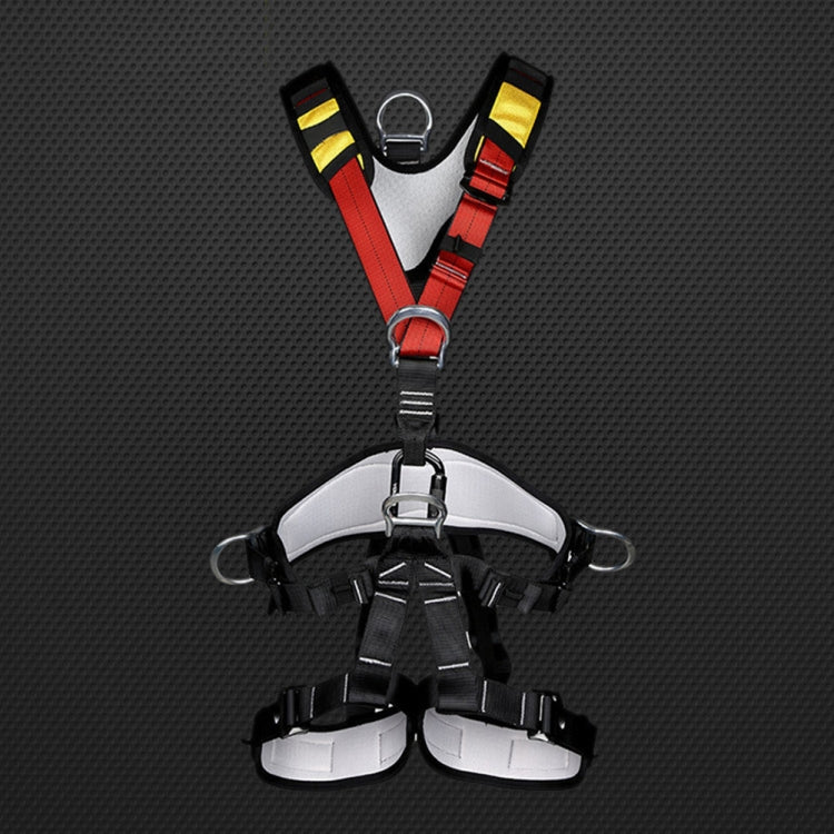 Skanto | XINDA XDA9516 Outdoor Climbing Polyester High-Strength Rope Adjustable Descender Full Body Safety Harness