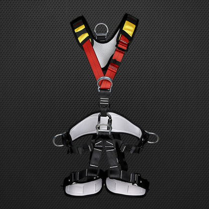 Skanto | XINDA XDA9516 Outdoor Climbing Polyester High-Strength Rope Adjustable Descender Full Body Safety Harness