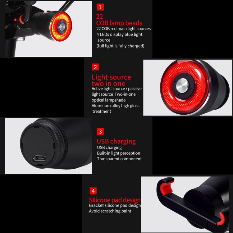 Sandsberg | Antusi Q5 Bicycle Taillight Automatic Brake Induction Taillights