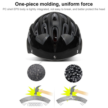 Skanto Skanto | GUB K80 Plus Cycling Helmet with Visor and Glasses (Black)