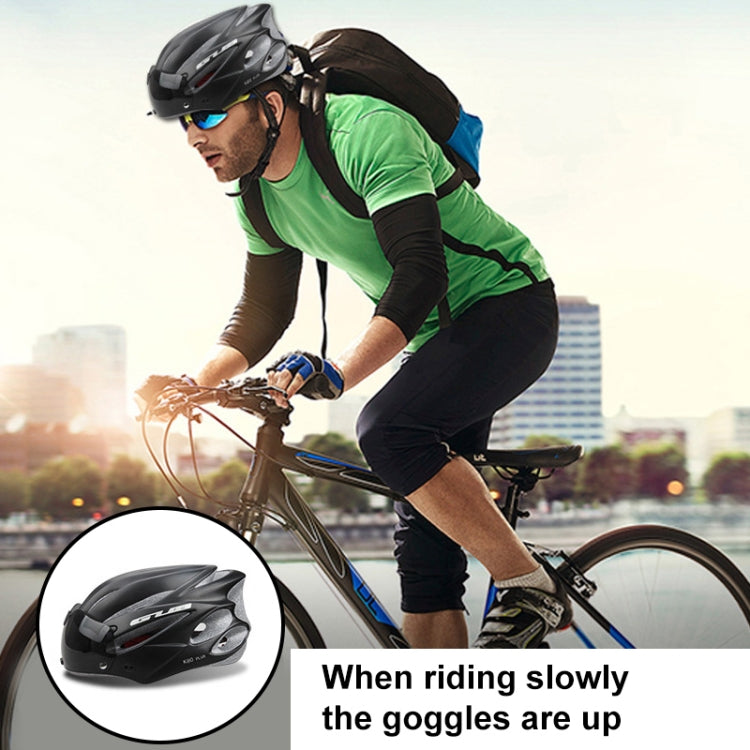 Skanto Skanto | GUB K80 Plus Cycling Helmet with Visor and Glasses (Black)