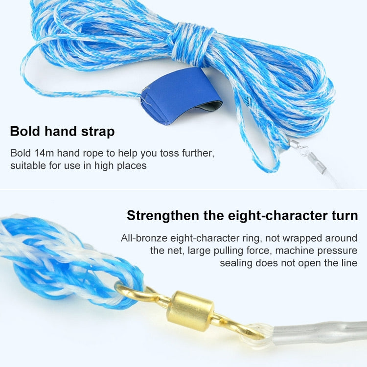 Skanto | 360 Flying Disc Monofilament Fishing Net, Height: 1,8 m