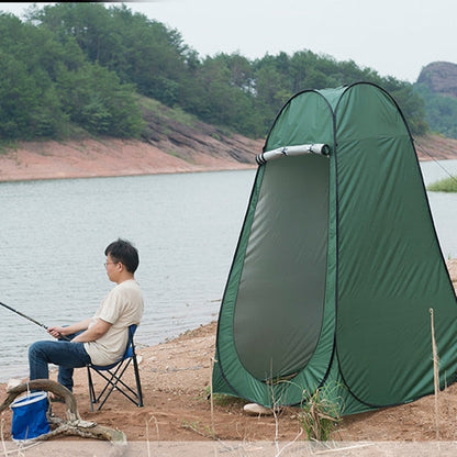 Sandsberg | Changing Room Bathroom Tent with Window, Single, Size: 190x120x120cm (Camouflage)