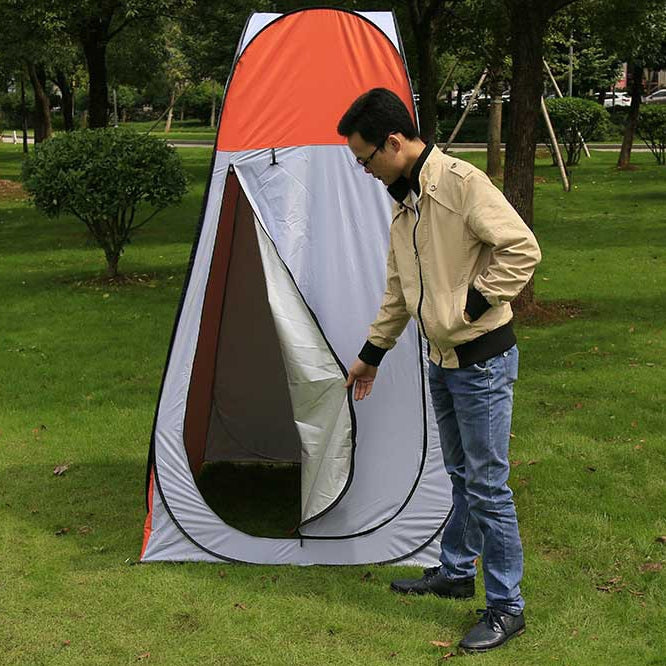 Sandsberg | Changing Room Bathroom Tent with Window, Single, Size: 190x120x120cm (Camouflage)