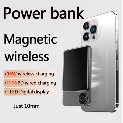 Skanto | mAh Magnetic Wireless Portable Power Bank Compatible with iPhone