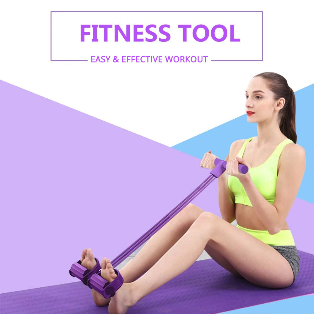 Skanto | Fitness Resistance Band with Pedals