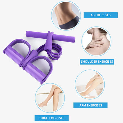 Skanto | Fitness Resistance Band with Pedals