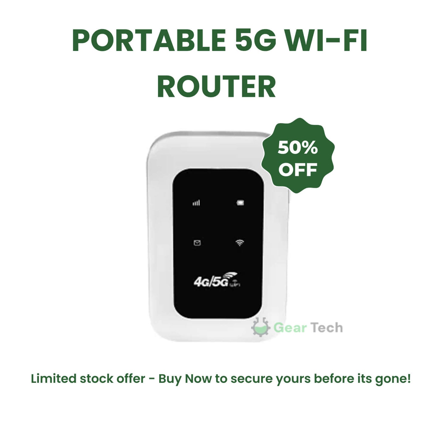 Skanto | Portable 5G Wi-Fi Router | Secure, High-Speed Connection for Travel and Home Use