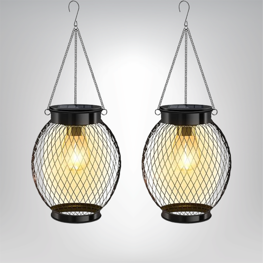 Skanto | Sunny Garden Solar Lantern – Waterproof LED Outdoor Light with Auto Sensor
