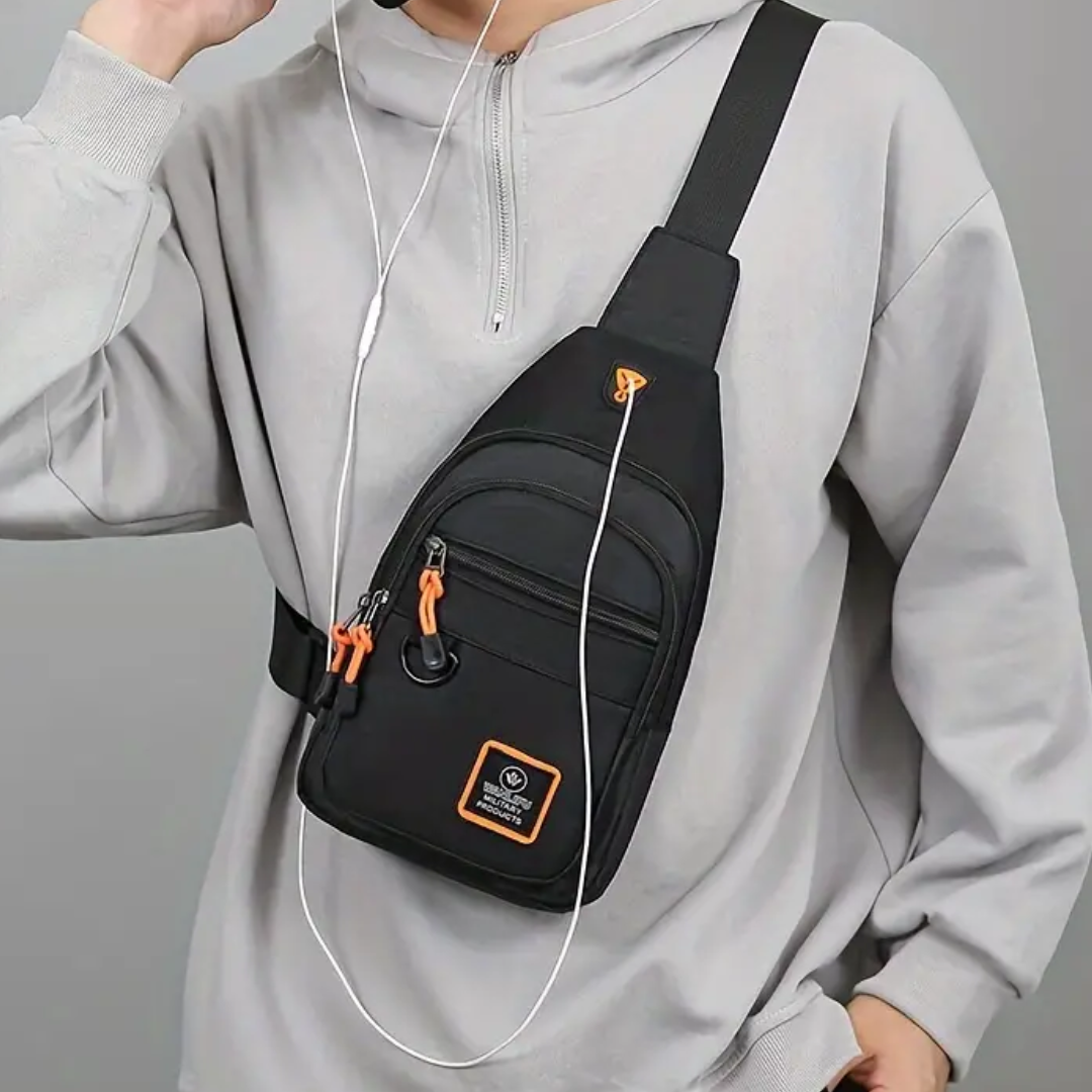BowLift | UrbanTrail – Durable Men’s Shoulder Bag | Waterproof Crossbody Travel & Everyday Bag