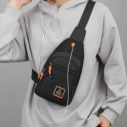 Skanto | UrbanTrail – Durable Men's Shoulder Bag | Waterproof Crossbody Travel & Everyday Bag