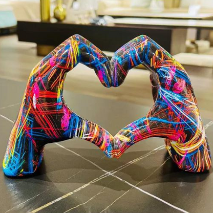 Elegant - Heart Gesture Hand Sculpture Bowlift