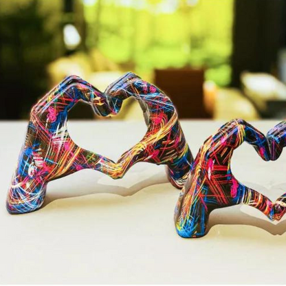 Elegant - Heart Gesture Hand Sculpture Bowlift