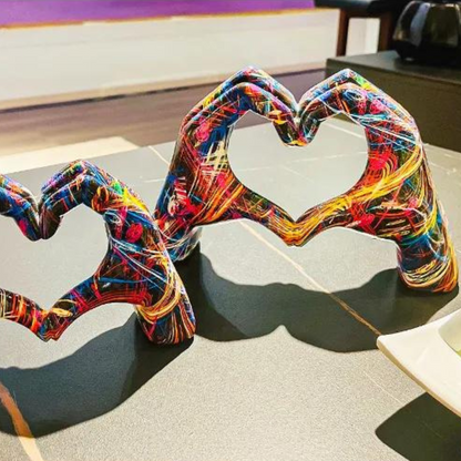 Elegant - Heart Gesture Hand Sculpture Bowlift