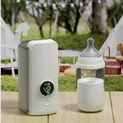 Portable Bottle Warmer for On-the-Go – Quickly and Easily Warm Baby Bottles, Perfect for Travel and Outings, Compact and Portable | Skanto
