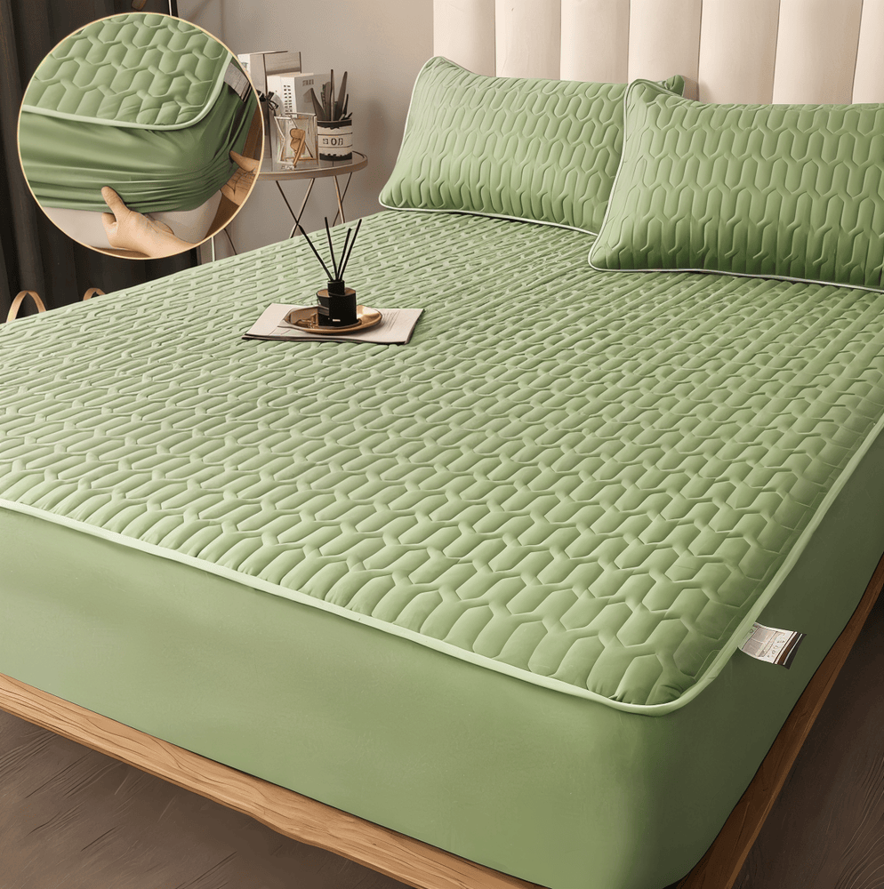 Skanto | FlexiBed Mattress Protector – Waterproof, Breathable, and Washable with Elastic Fit