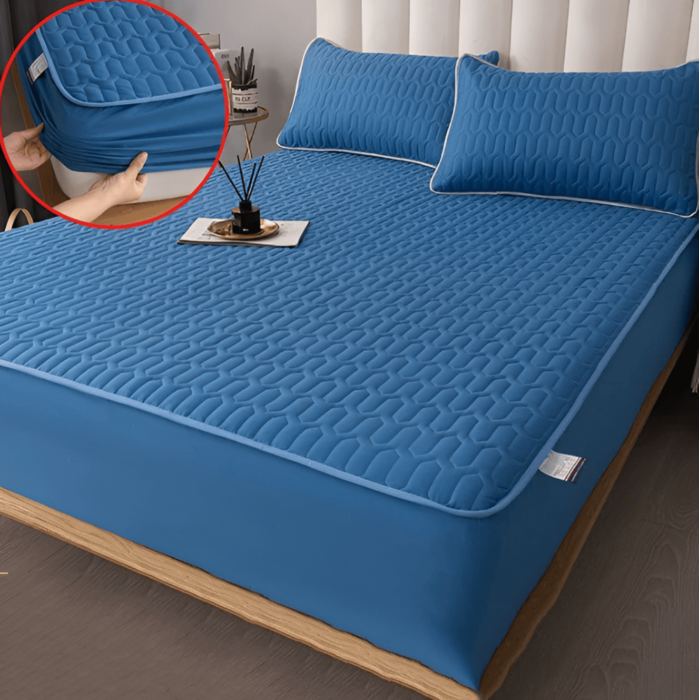 Skanto | FlexiBed Mattress Protector – Waterproof, Breathable, and Washable with Elastic Fit