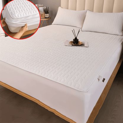 Skanto | FlexiBed Mattress Protector – Waterproof, Breathable, and Washable with Elastic Fit