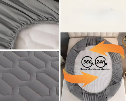 Skanto | FlexiBed Mattress Protector – Waterproof, Breathable, and Washable with Elastic Fit