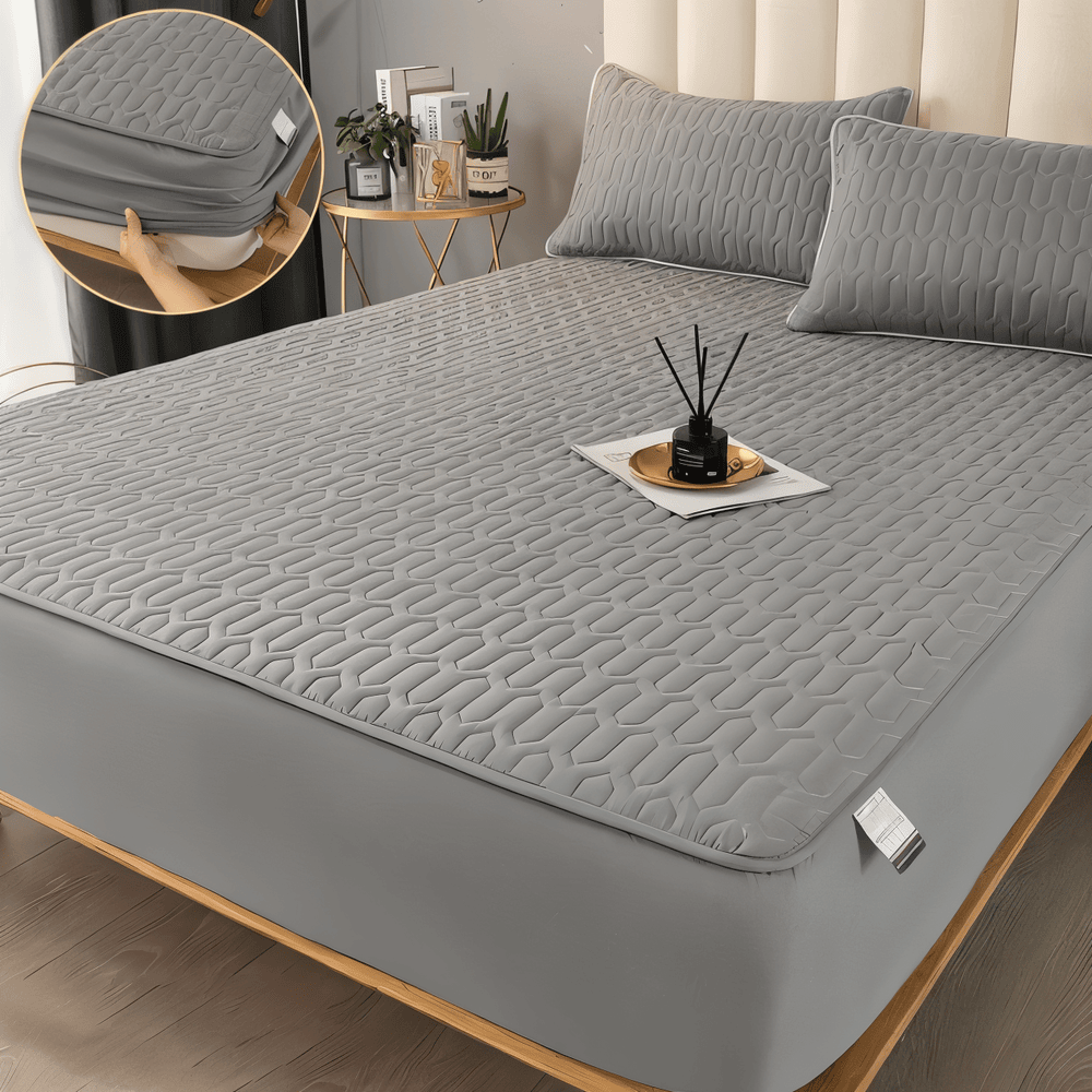 Skanto | FlexiBed Mattress Protector – Waterproof, Breathable, and Washable with Elastic Fit