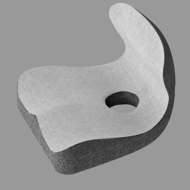 BowLift | Orthopedic L-Shaped Seat Cushion with Memory Foam for Back & Tailbone Relief