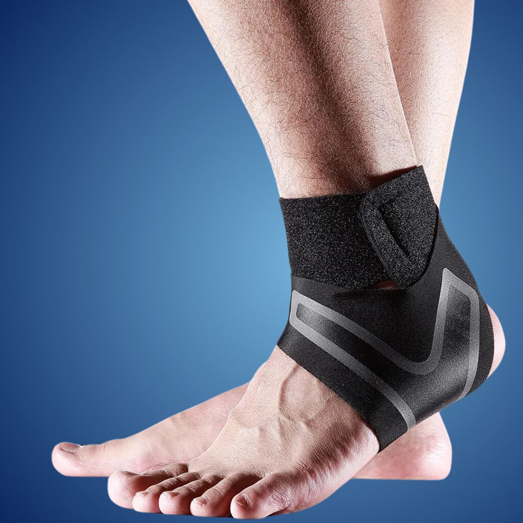 OrthoFlex Adjustable Elastic Ankle Brace | for Injury Recovery - Daily Support Bowlift