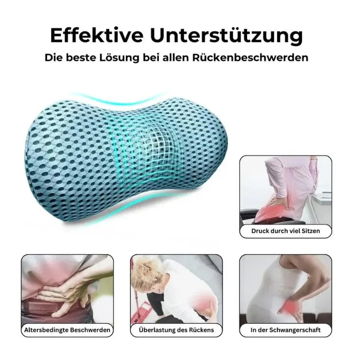 BowLift | Orthopedic Lumbar Pillow – Premium Memory Foam Support Cushion