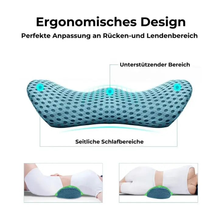 BowLift | Orthopedic Lumbar Pillow – Premium Memory Foam Support Cushion