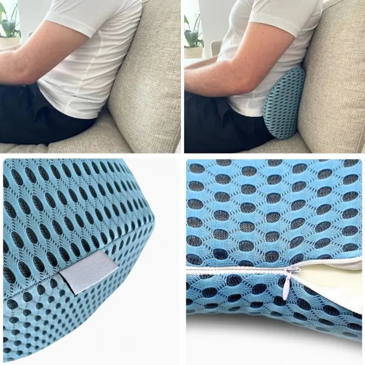 BowLift | Orthopedic Lumbar Pillow – Premium Memory Foam Support Cushion